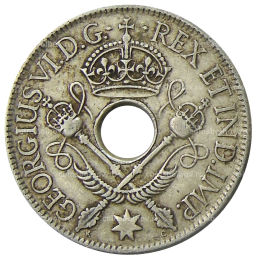1 шиллинг 1938 года Британская Новая Гвинея