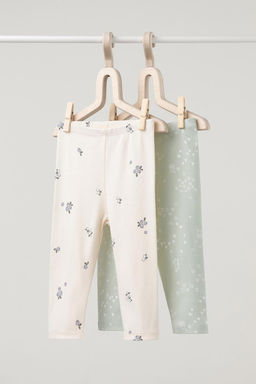 К 400785-2уп/зайчата на полянке,голубика и цветы набор брюки яс