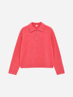 Polo en mezcla de lana y alpaca