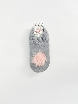 Ponpon Detayl? Kaymaz Taban Kad?n Ev ?orab?