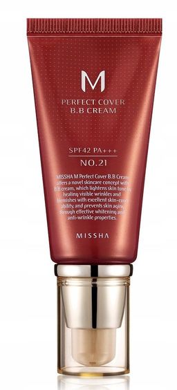 №21 Бб крем MISSHA M Perfect Cover BB Cream SPF42/PA+++ (No.21/Light Beige), 50мл