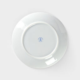 Тарелка Добрушский завод «Палитра», d=24 см, фарфор, белая