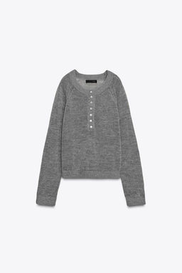 KNIT BAKER SWEATER - Zara фото 4