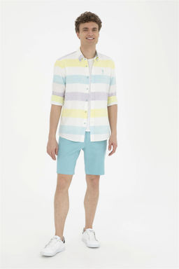 Мужские мятные тканые шорты Неожиданная скидка в корзине - U.s. polo assn фото 3