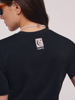 CONTE LD 2654 Футболка женская black-presence