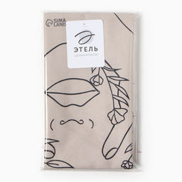 Полотенце Этель Счастье внутри нас 40х73 см, саржа, 100% хлопок, 190 г/м2 фото 2