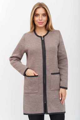 Кардиган В 1864/кофейно-серый (1270) - Злата Стиль фото 3