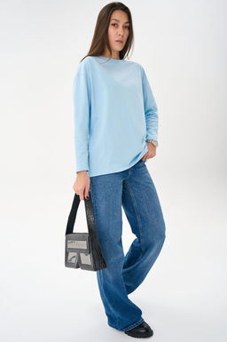 Лонгслив Эшли (голубой) - Эльза фото 3