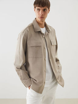 Regular Fit Uzun Kollu Erkek G?mlek Ceket