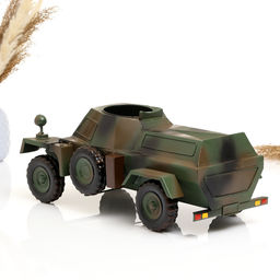 Фигурка металл, держатель для бутылки «Броневик»