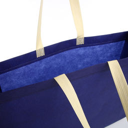 Цена за 2 шт. Сумка пляжная без застёжки, 45×12×35 см, однотонная, синяя