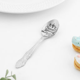 Ложка именная, чайная, с гравировкой Алексей, h=14 см, - Дарим Красиво фото 2