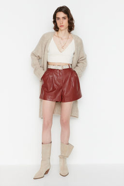 TRENDYOLMILLA Siyah Genis Kal?p Yumusak Dokulu Triko H?rka TWOAW21HI0555  фото 10