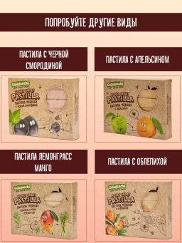 Пастила Pastilla медовая таежные ягоды 190г - Galagancha фото 4