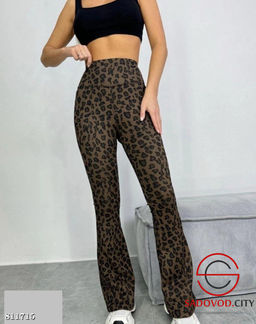 Брюки женские с леопардовым принтом - Bruno фото 3