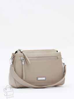 Сумка женская кожаная 1025CH apricot Polina&Eiterou