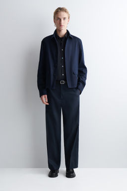PANTAL?N ALGOD?N Y LINO RELAXED FIT STRAIGHT LEG - H&m фото 2