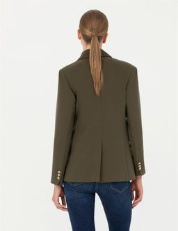 Haki Slim Fit Ceket - Pierre cardin фото 6