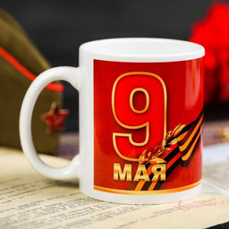 Кружка 9 Мая. Медаль, 330 мл