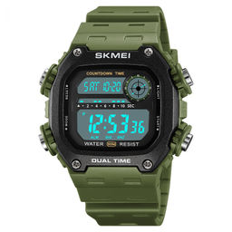 Часы наручные Skmei мужские электронные спортивные 2126army-green