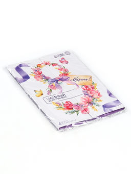 Цена за 2 шт. Чай подарочный в открытке 8 Марта, 4 пакетика