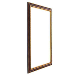 Рама для картин (зеркал) 30×40×2.8 см, пластиковая, Calligrata 6448, вишня с золотом
