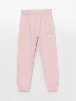 Beli Lastikli Bask?l? K?z ?ocuk Jogger E?ofman Alt?