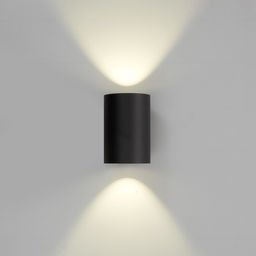 Бра BayerLux «Алпин», 1хLED, 2 Вт, 4000К, IP66, чёрный, 9×11×15 см