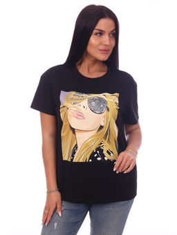 Адриана футболка женская, черный