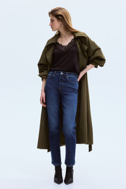 Skinny High Waist Ankle Jeans - H&m фото 7