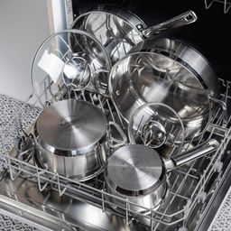 Кастрюля из нержавеющей стали Orion 6л, д24см, h22см, s0,05см, дно д22см s0,8мм, стеклянная крышка с пароотводом, мерная шкала (Россия) Подходит для всех видов плит, включая индукционную. - Домашняя мода фото 3