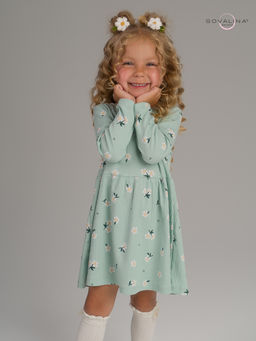 Платье Элла мятный букетик