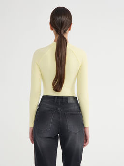 CONTE Боди в рубчик на молнии LBD 2790 lemonade - Conte elegant фото 2