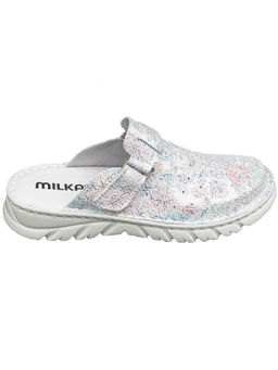 03 | Duki |Женские медицинские сабо натуральная кожа (цветок) - Milka shoes&more фото 2