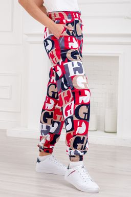 Брюки женские из футера Забава красная буква - Амадэль фото 5