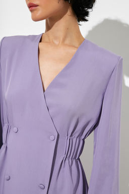 Платье мини двубортное - Mollis фото 3