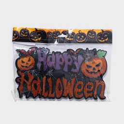 Декоративная светящаяся подвеска - украшение «Happy halloween», 15×26 см