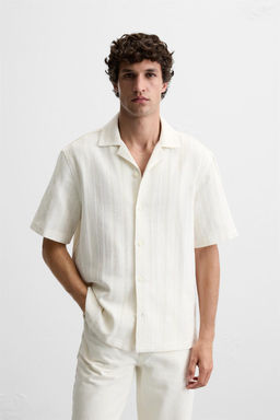 STRIPED JACQUARD SHIRT - Zara фото 2