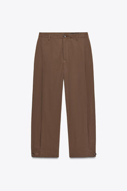ZW COLLECTION DARTED TROUSERS WITH BELT LOOPS - Zara фото 6