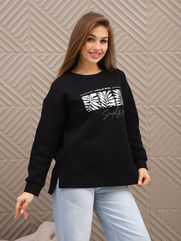 Свитшот женский Флёр черный