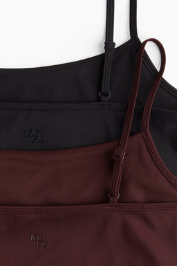Pack de 2 tops de deporte con sujetador - H&m фото 2