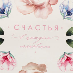 Цена за 2 шт. Пакет ламинированный «Счастья», MS 18 х 23 х 10 см