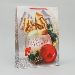 Пакет ламинированный вертикальный Праздник для тебя, L 28 38 9 см