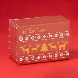 Набор для специй новогодний Доляна «Финский лес», солонка 50 мл, перечница 50 мл, керамика, белый