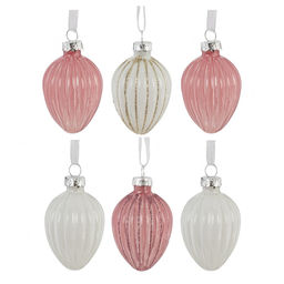 Набор из 6-ти изделий декоративных подвесных "Яйцо пасхальное" (3,5*5), L13 W16 H4 см