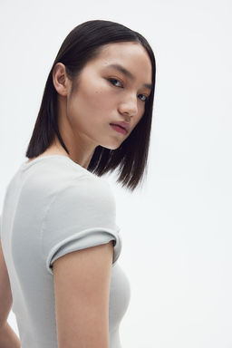 Camiseta entallada - H&m фото 4