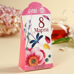 Чай чёрный 8 Марта в формовой коробке, 50 г. - Simaland фото 5