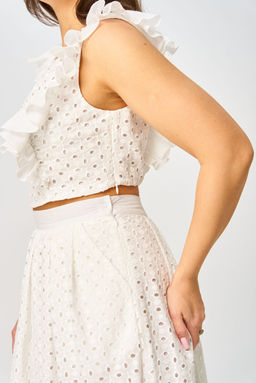 Костюм Anastasia Mak 1252 молочный фото 2