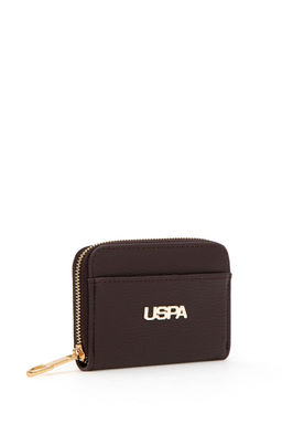Женский коричневый кошелек - U.s. polo assn фото 2