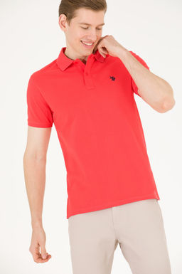 Erkek K_rm_z_ Basic Polo Yaka Ti__rt